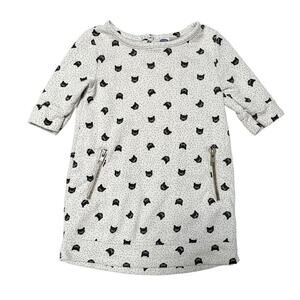 Old Navy Cat Print Tunic Dress Size 18-24m